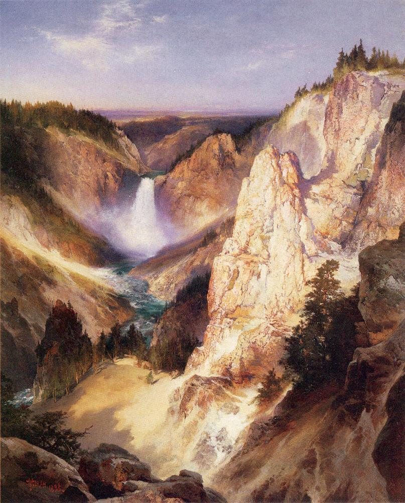 Thomas Moran Great Falls of Yellowstone